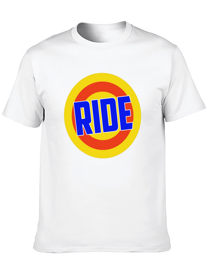 Camiseta Negra Estampada RIDE