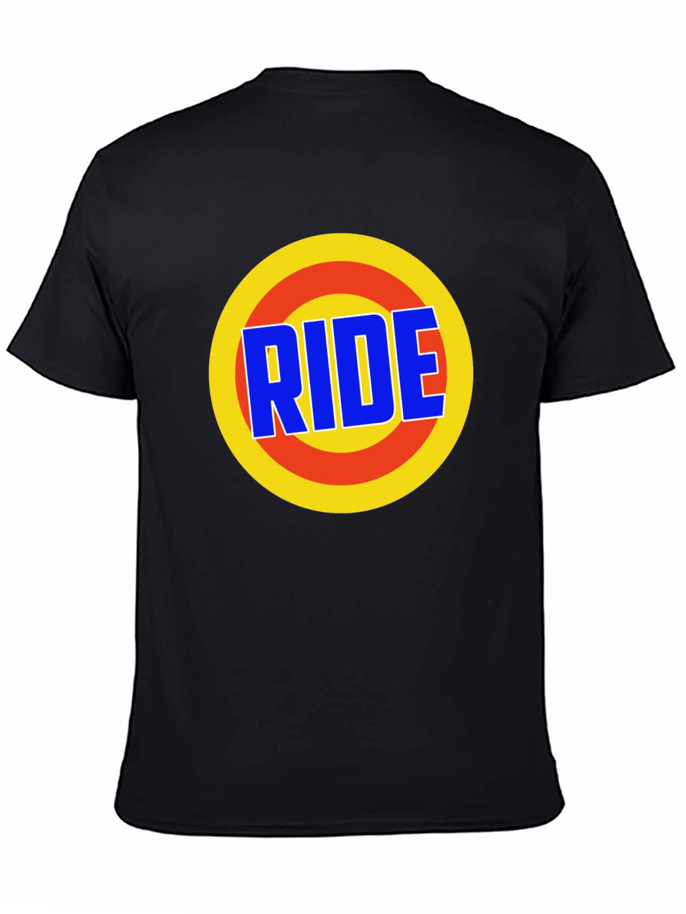 Camiseta Negra Estampada RIDE