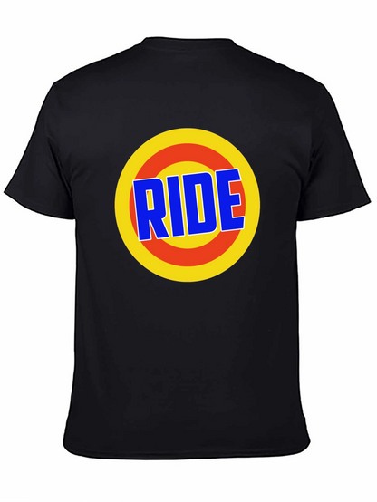 Camiseta Negra Estampada RIDE