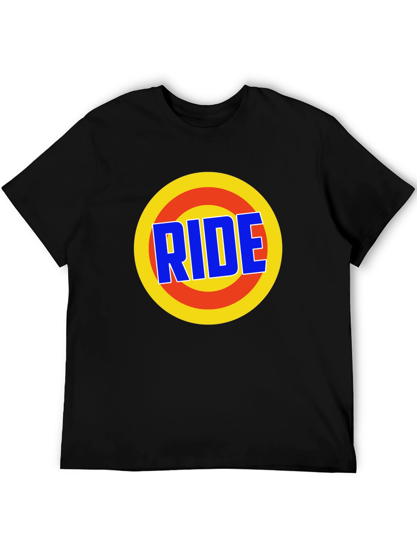Camiseta Negra Estampada RIDE