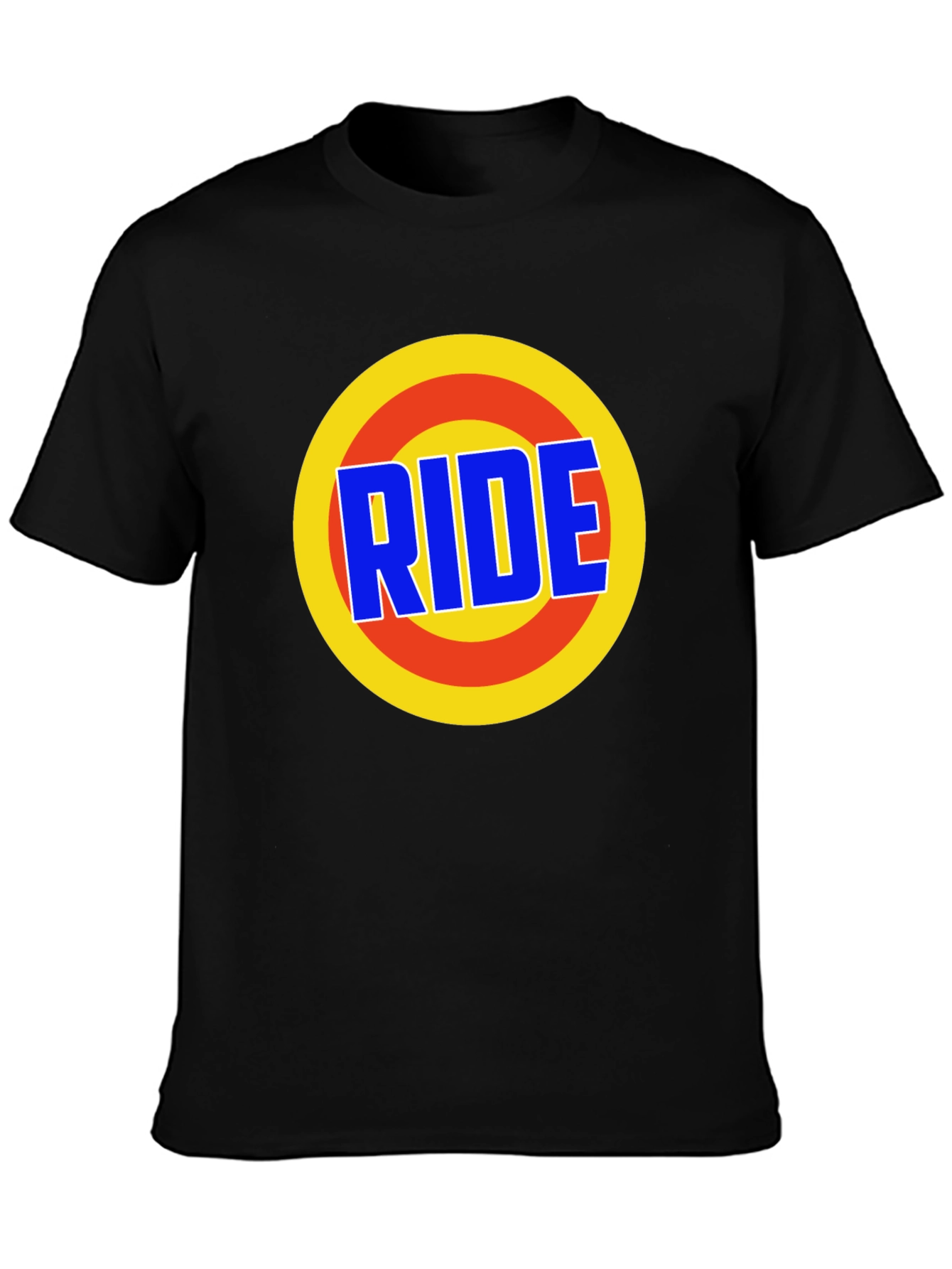 Camiseta Negra Estampada RIDE
