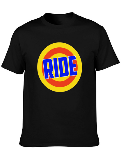 Camiseta Negra Estampada RIDE