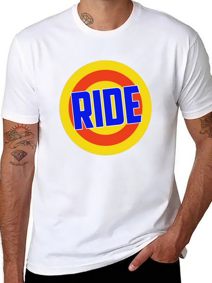 Camiseta Negra Estampada RIDE