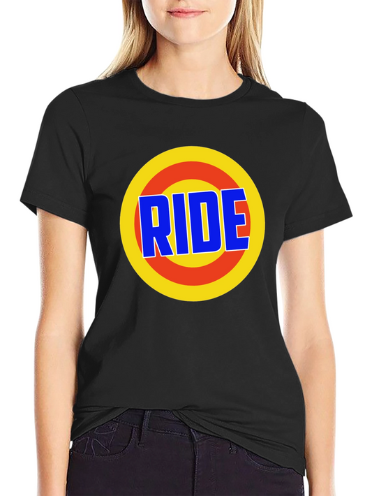 Camiseta Negra Estampada RIDE