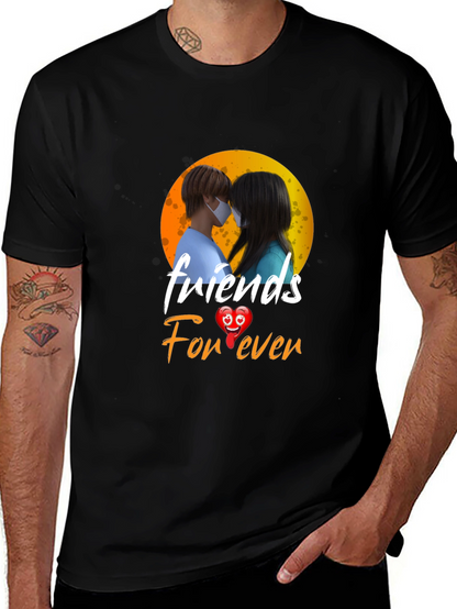 Camiseta Negra Friends Forever