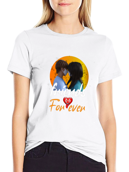 Camiseta Negra Friends Forever