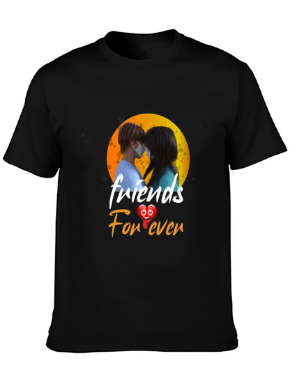 Camiseta Negra Friends Forever