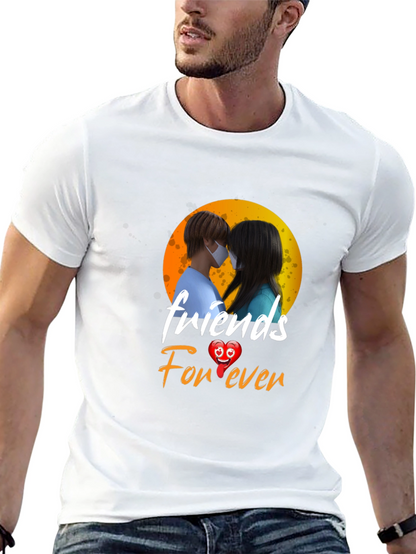 Camiseta Negra Friends Forever