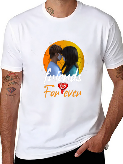 Camiseta Negra Friends Forever