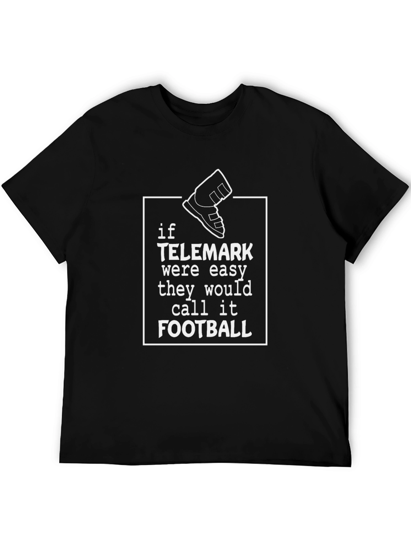 Camiseta Negra con Diseño de Telemark