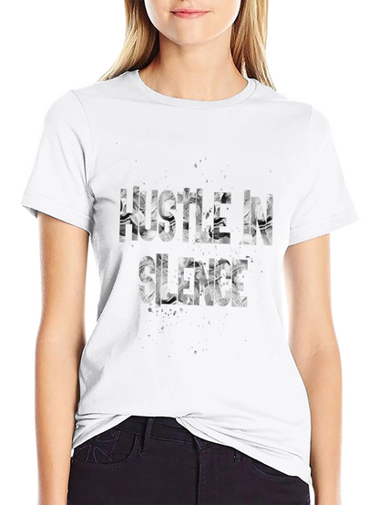 Camiseta Negra Hustle in Silence