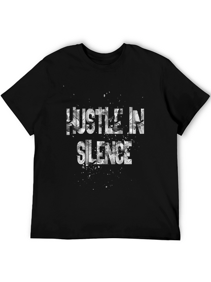 Camiseta Negra Hustle in Silence
