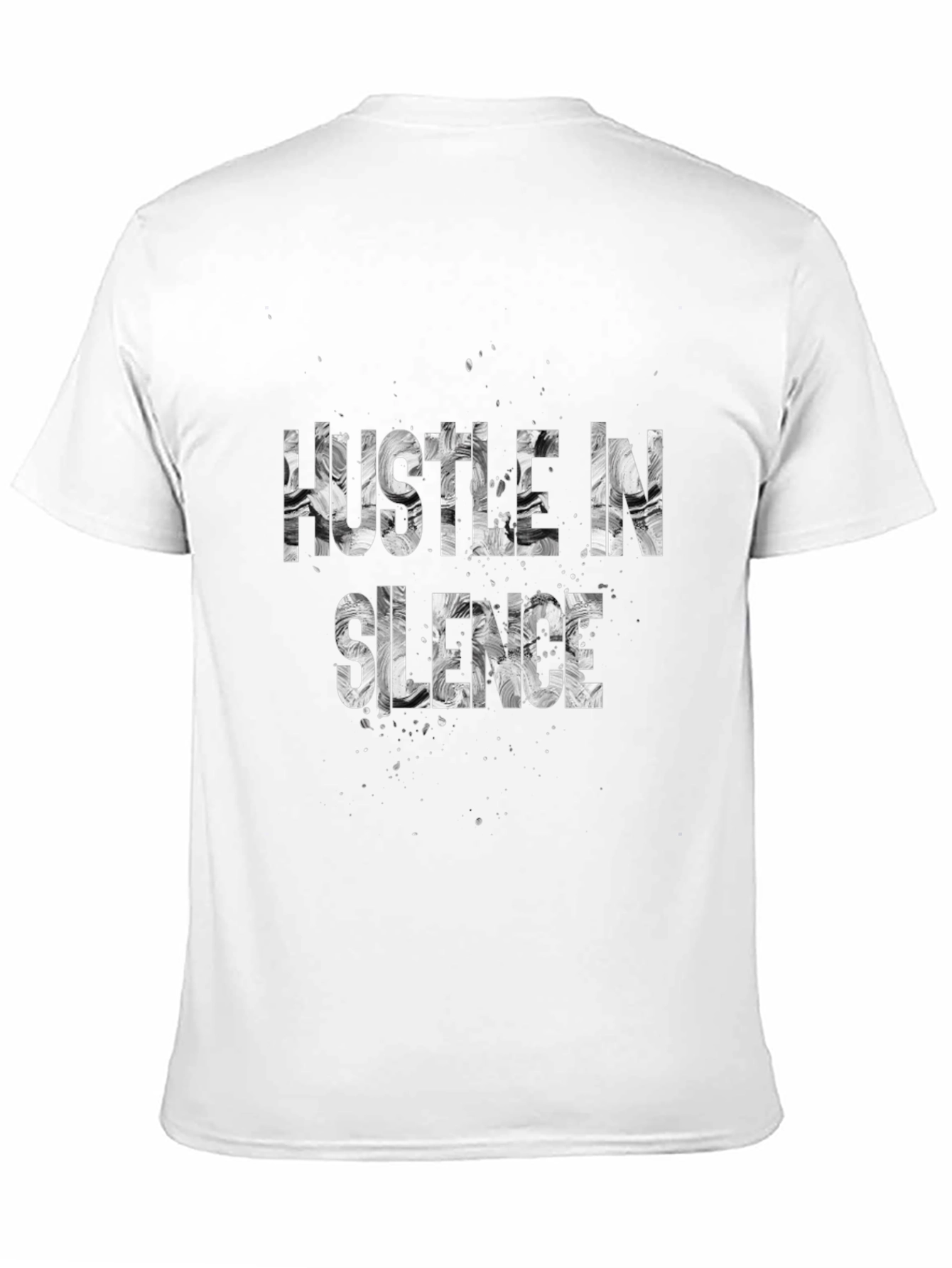 Camiseta Negra Hustle in Silence