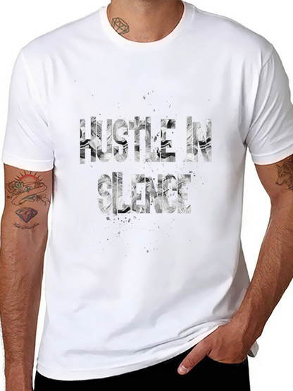 Camiseta Negra Hustle in Silence
