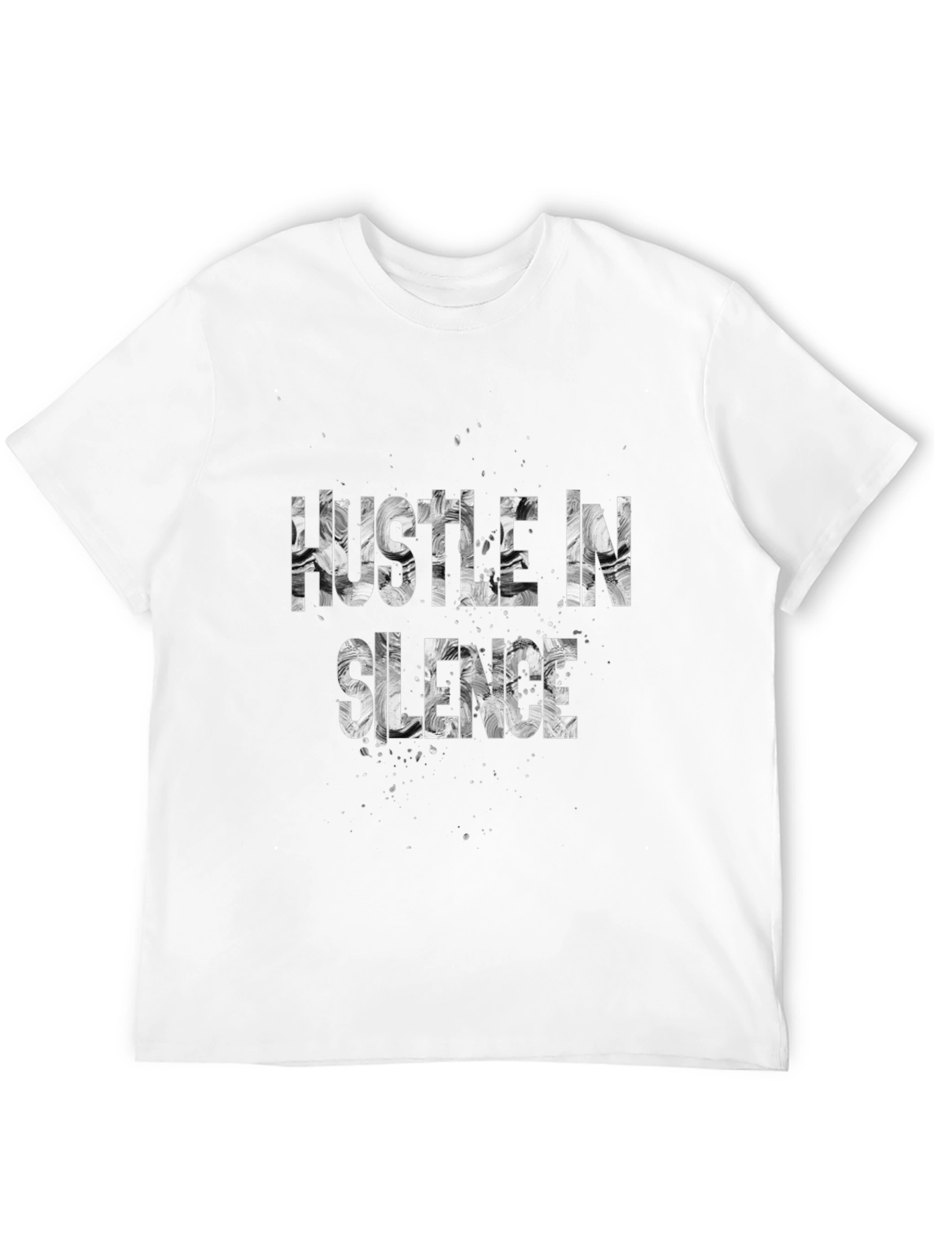 Camiseta Negra Hustle in Silence