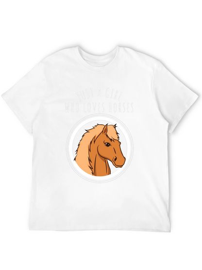 Camiseta Negra Mujer Ama Caballos