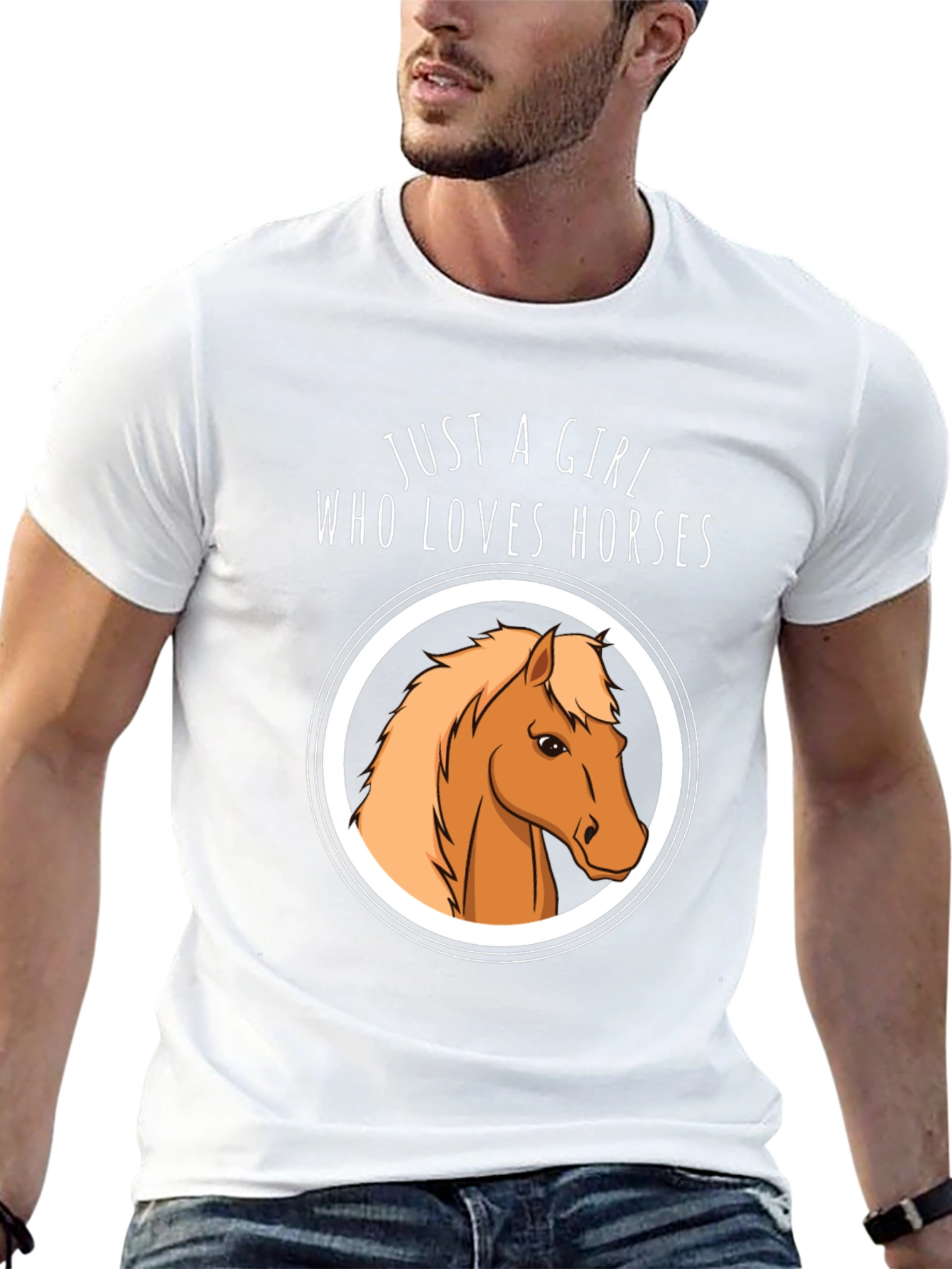 Camiseta Negra Mujer Ama Caballos