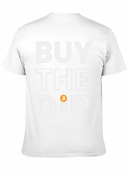 Camiseta Negra Buy the Dip Bitcoin