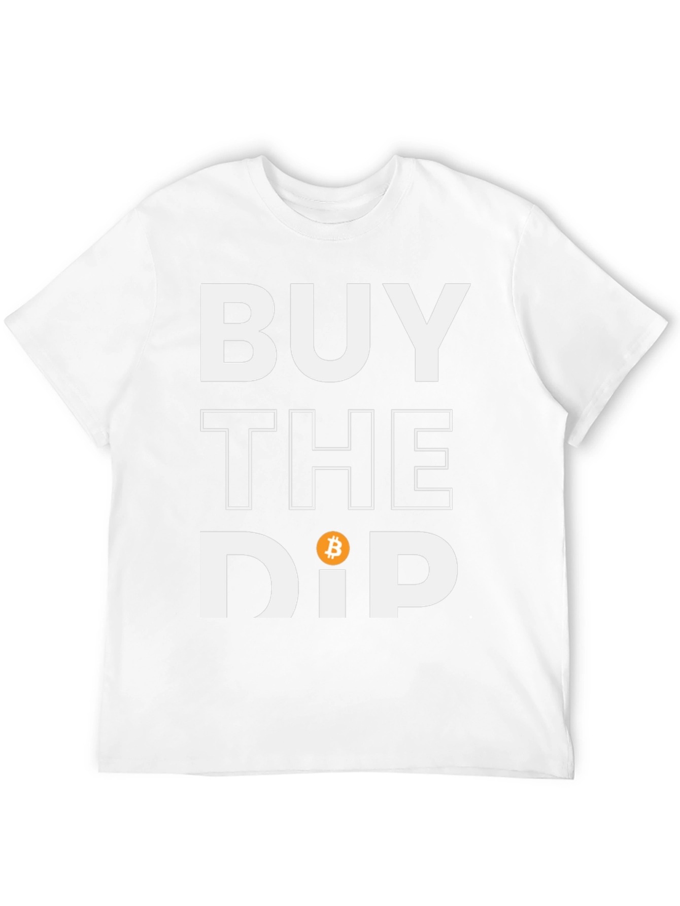 Camiseta Negra Buy the Dip Bitcoin