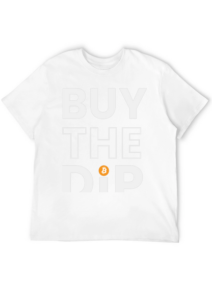 Camiseta Negra Buy the Dip Bitcoin