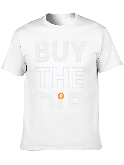 Camiseta Negra Buy the Dip Bitcoin