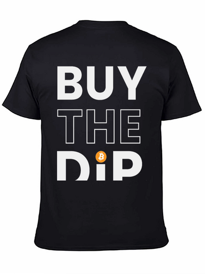Camiseta Negra Buy the Dip Bitcoin