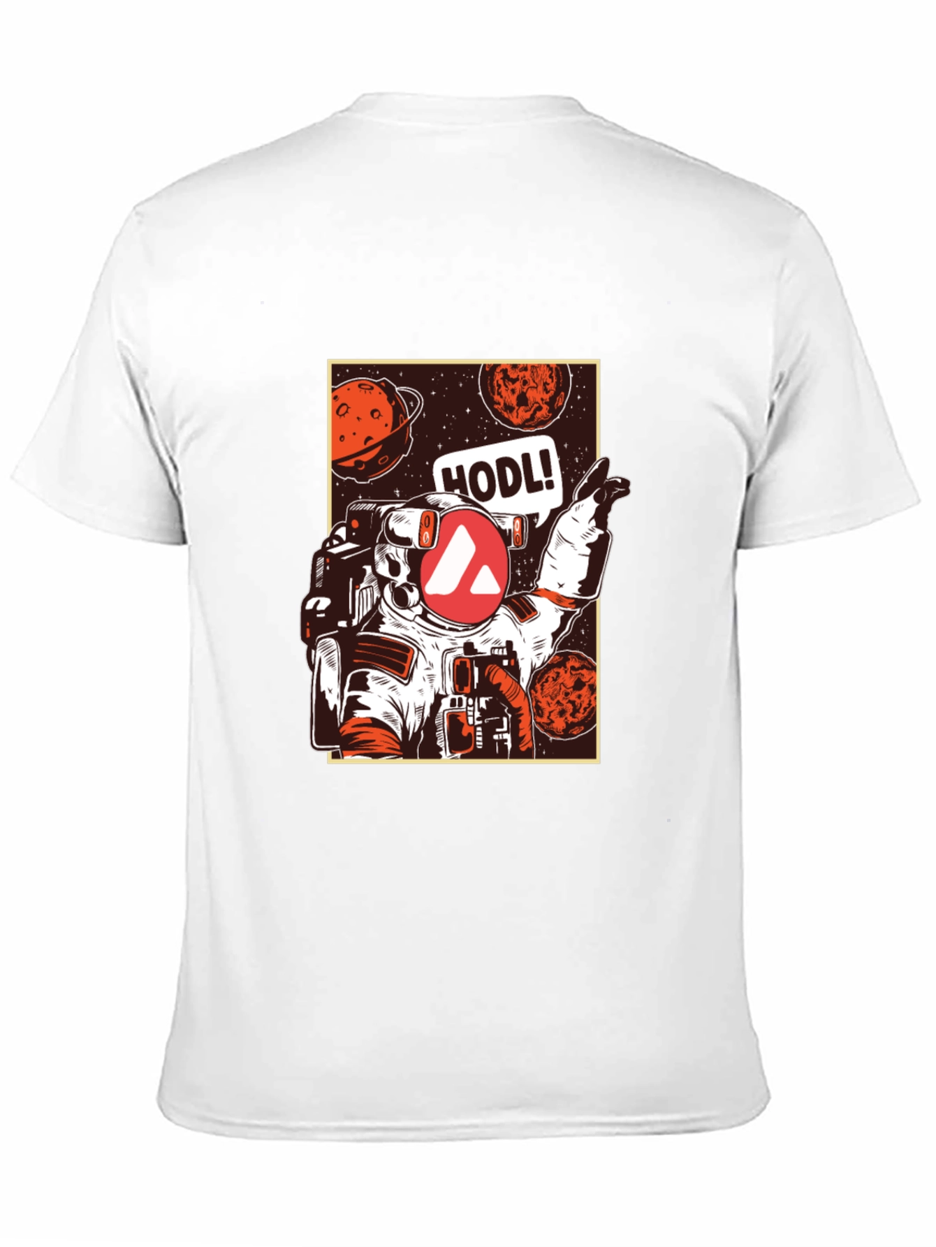 Camiseta Negra Espacial HODL