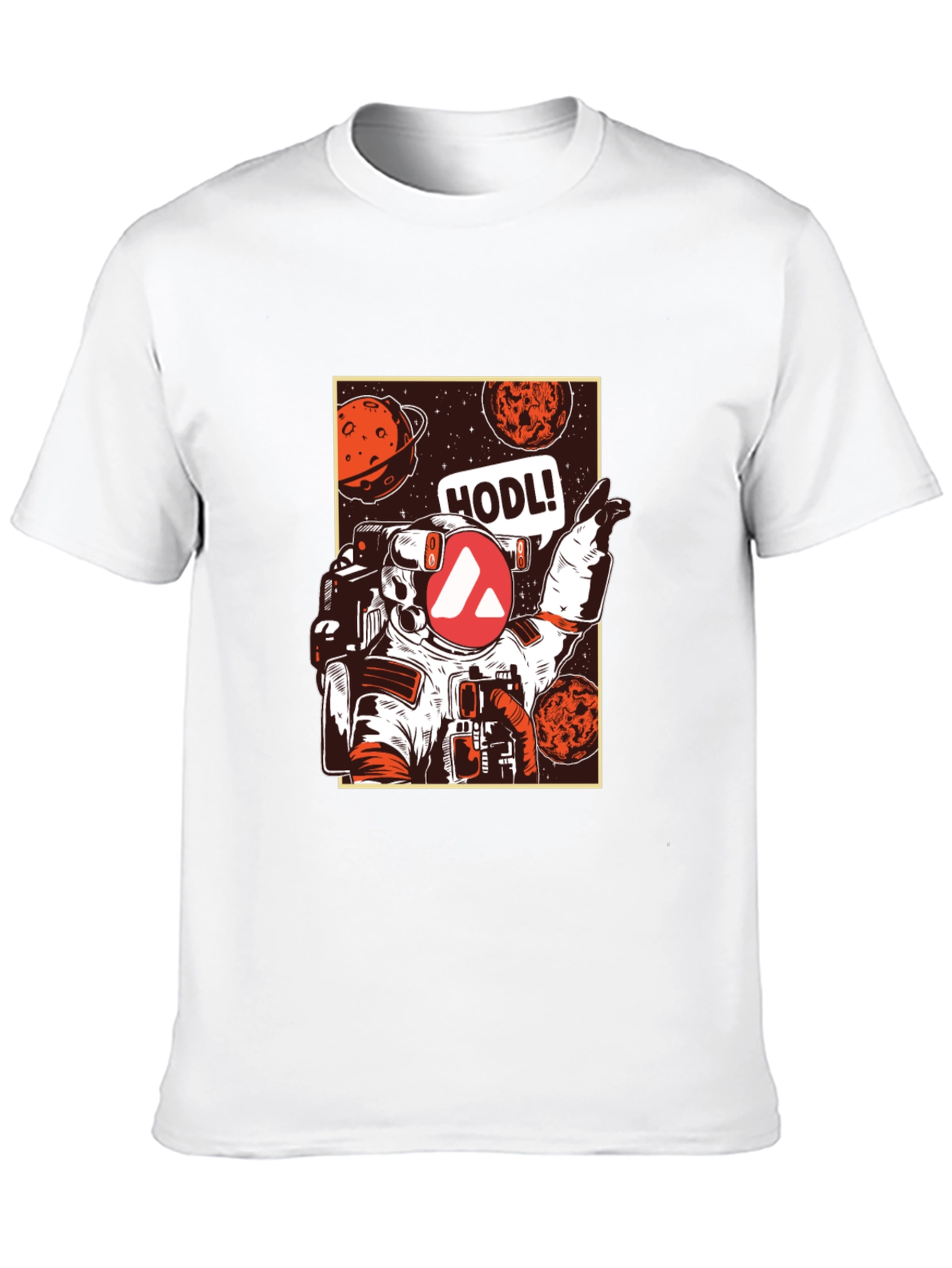 Camiseta Negra Espacial HODL