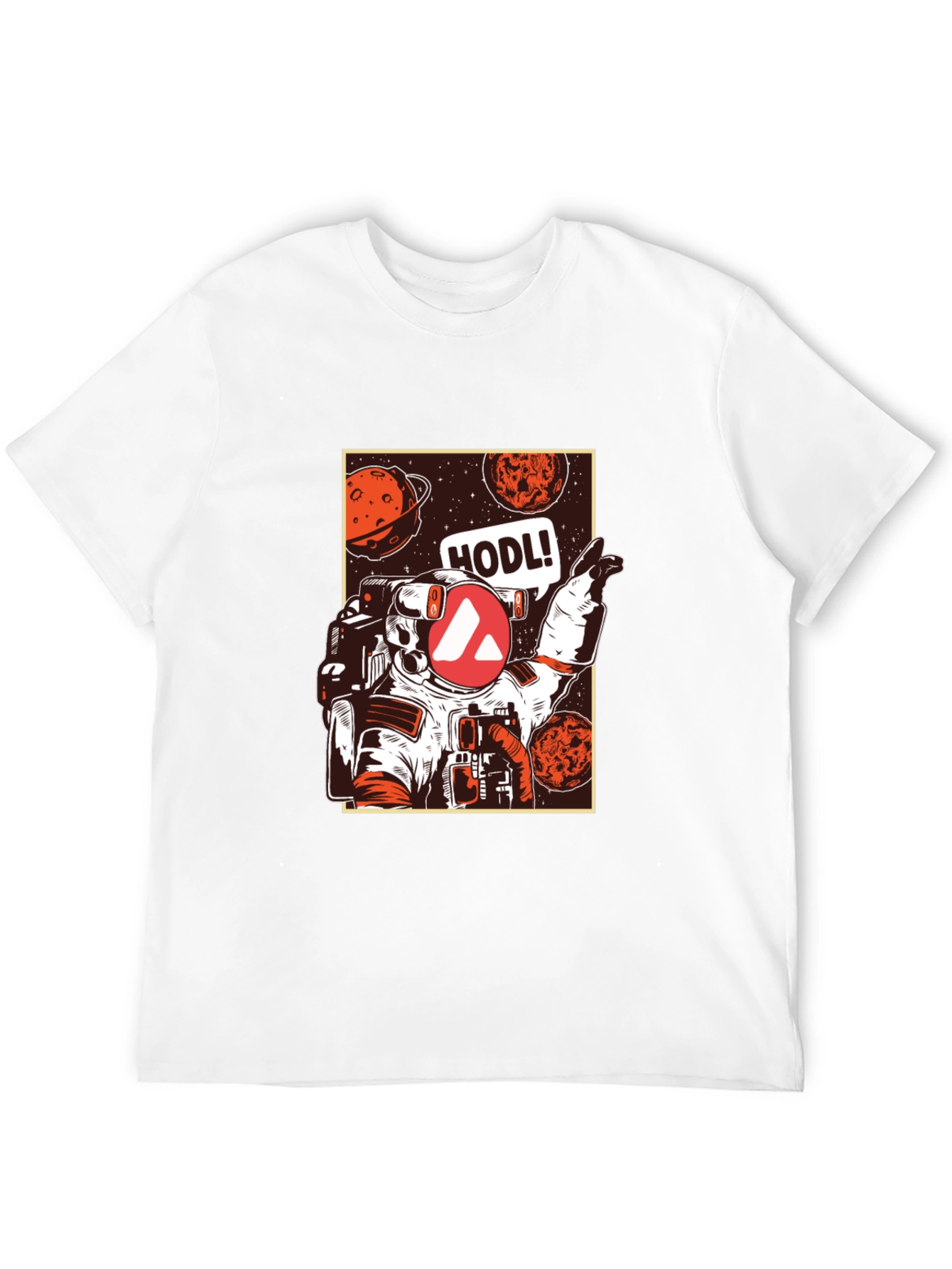 Camiseta Negra Espacial HODL