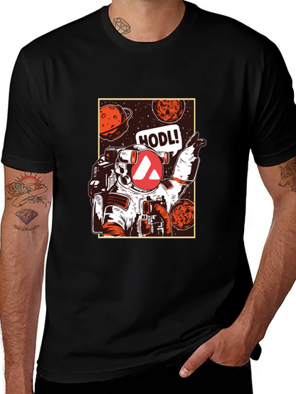 Camiseta Negra Espacial HODL