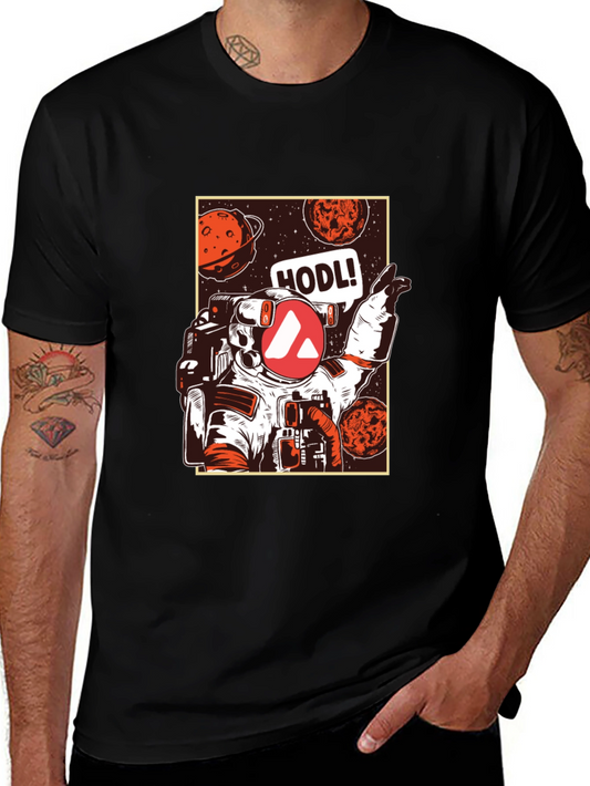 Camiseta Negra Espacial HODL