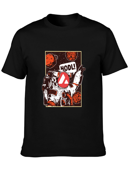 Camiseta Negra Espacial HODL