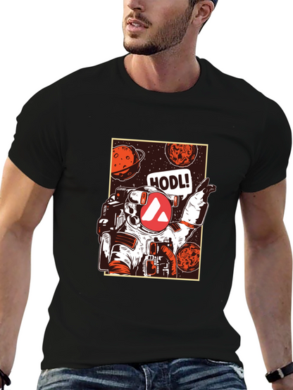 Camiseta Negra Espacial HODL