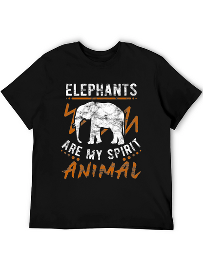 Camiseta Hombre Elephants Are My Spirit Animal