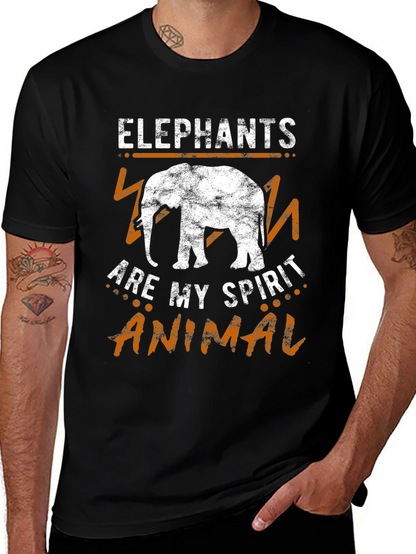 Camiseta Hombre Elephants Are My Spirit Animal