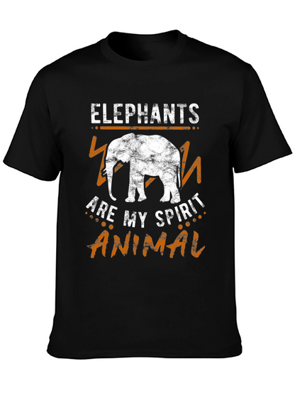 Camiseta Hombre Elephants Are My Spirit Animal
