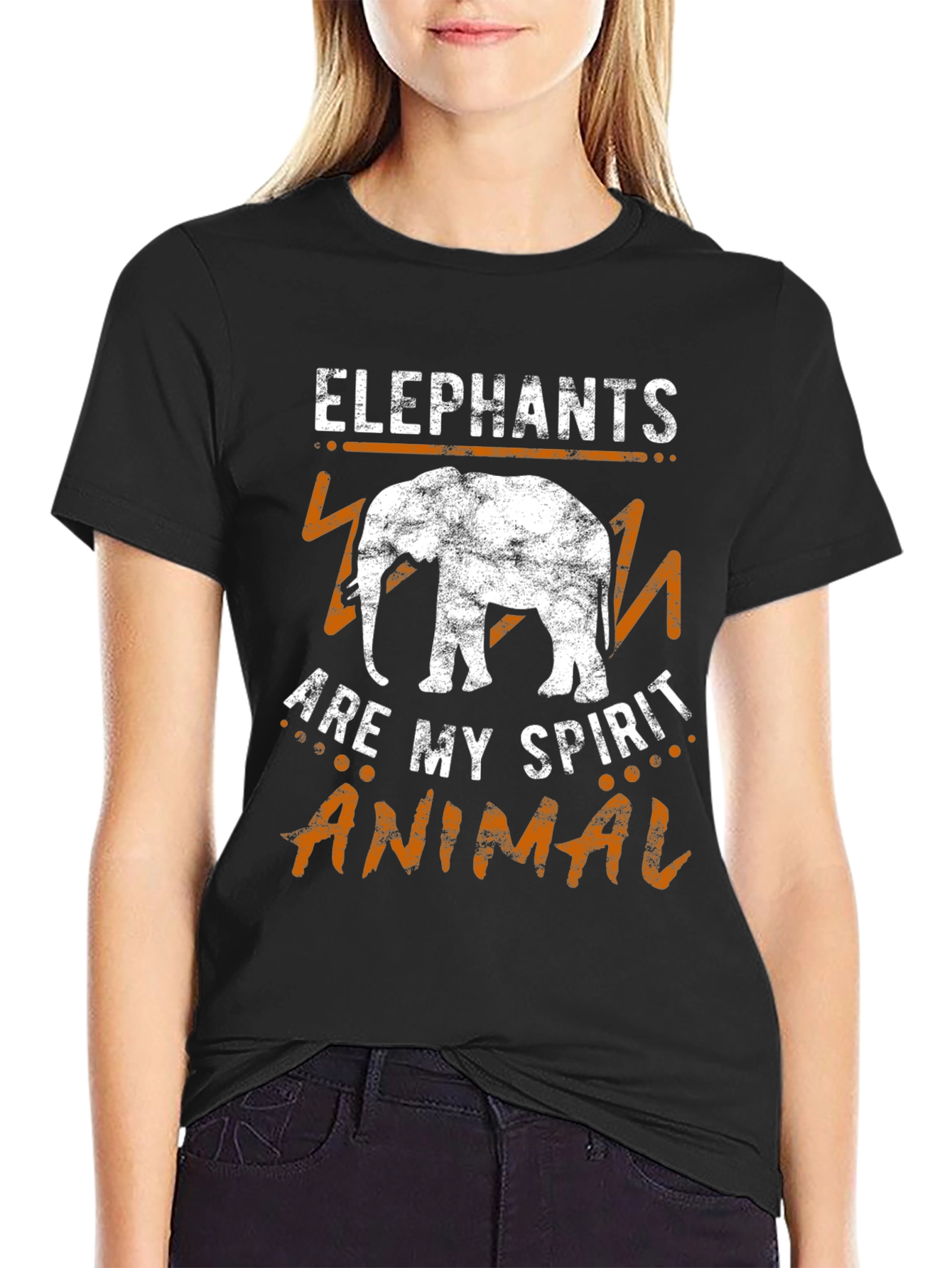 Camiseta Hombre Elephants Are My Spirit Animal