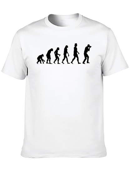 Camiseta Negra Hombre - Evolución del Fotógrafo