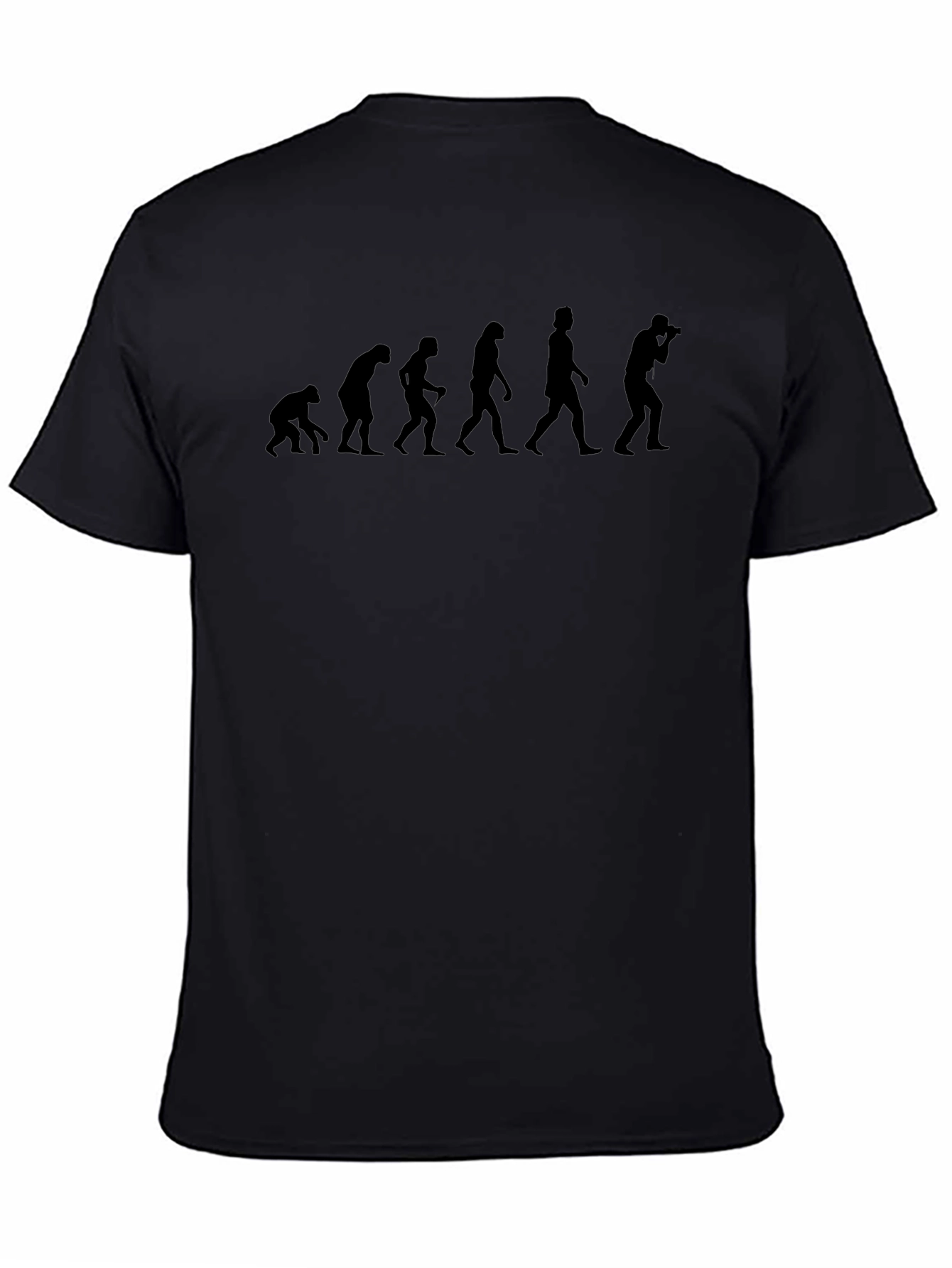 Camiseta Negra Hombre - Evolución del Fotógrafo