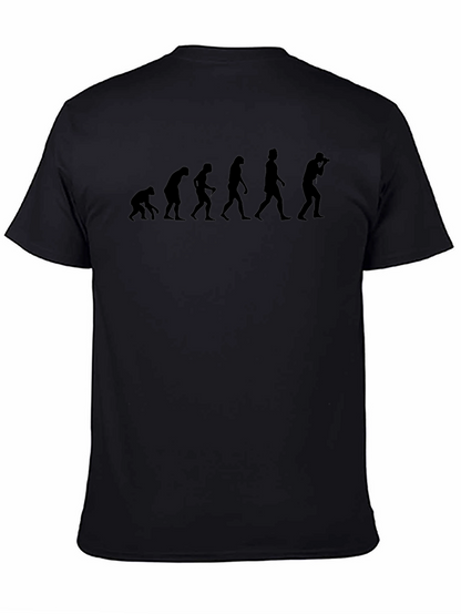 Camiseta Negra Hombre - Evolución del Fotógrafo