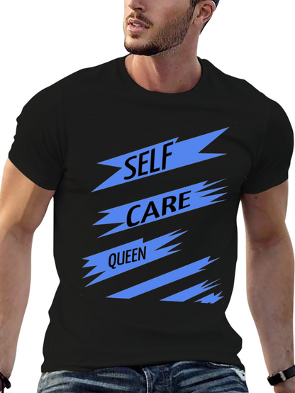 Camiseta Negra Self Care Queen