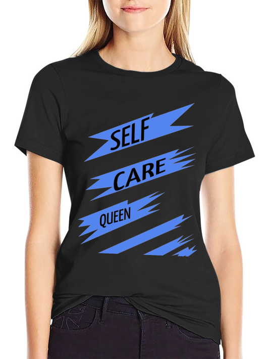 Camiseta Negra Self Care Queen