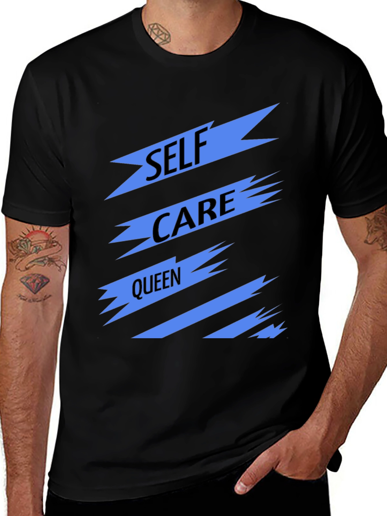 Camiseta Negra Self Care Queen