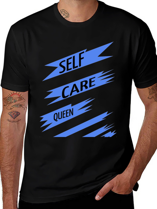 Camiseta Negra Self Care Queen