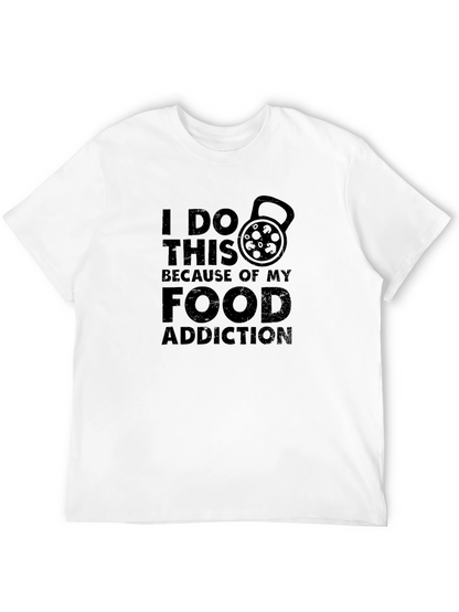 Camiseta Negra Adicción a la Comida