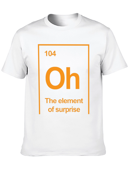 Camiseta Negra Oh - Elemento Sorpresa