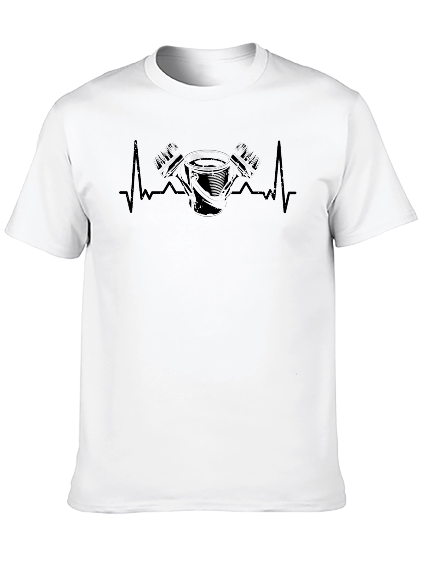 Camiseta Negra Latido de Pintor