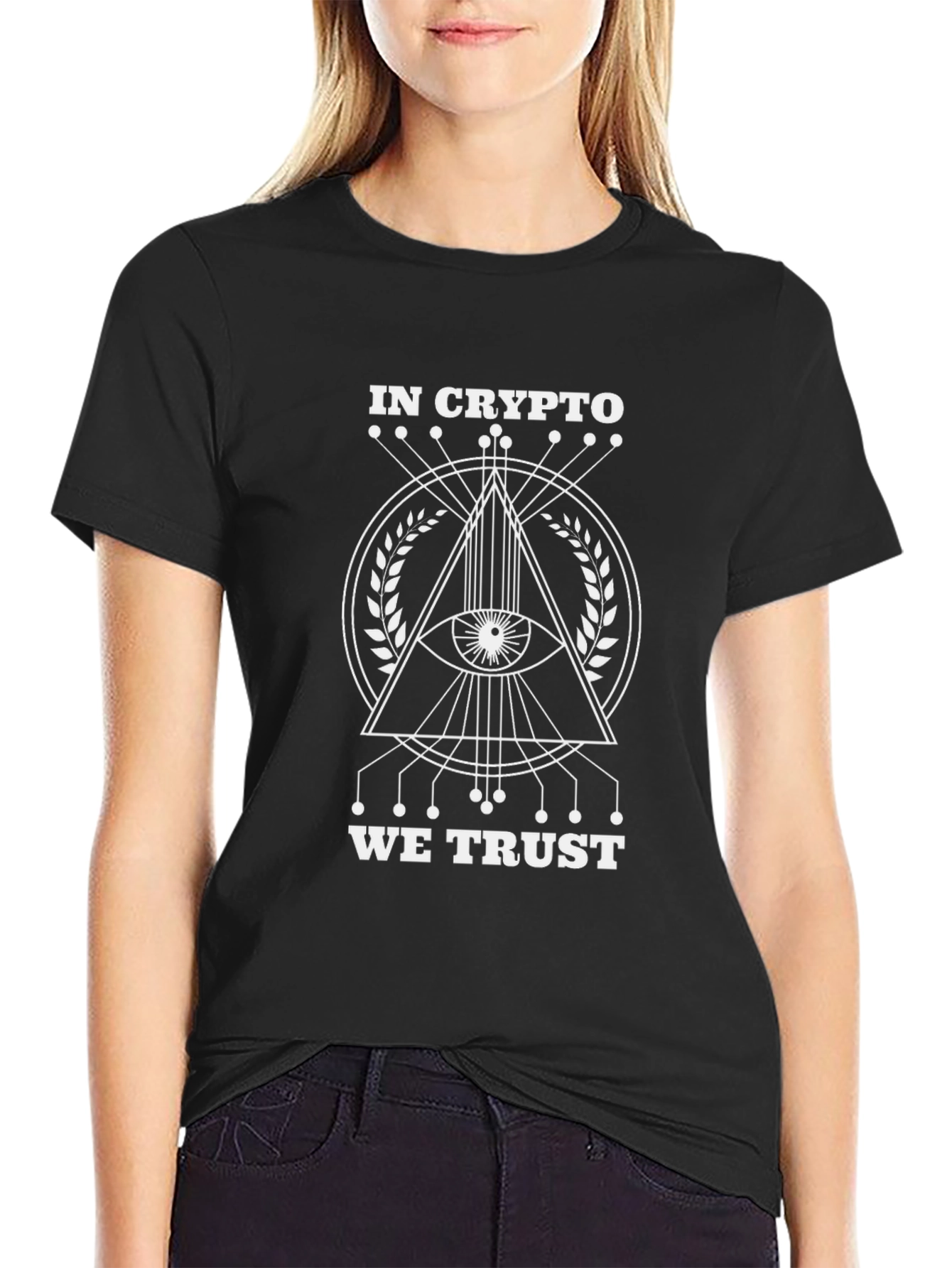 Camiseta Hombre Crypto: In Crypto We Trust