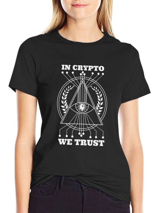 Camiseta Hombre Crypto: In Crypto We Trust