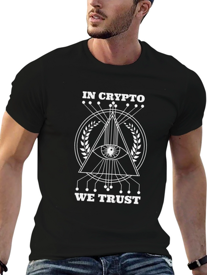 Camiseta Hombre Crypto: In Crypto We Trust